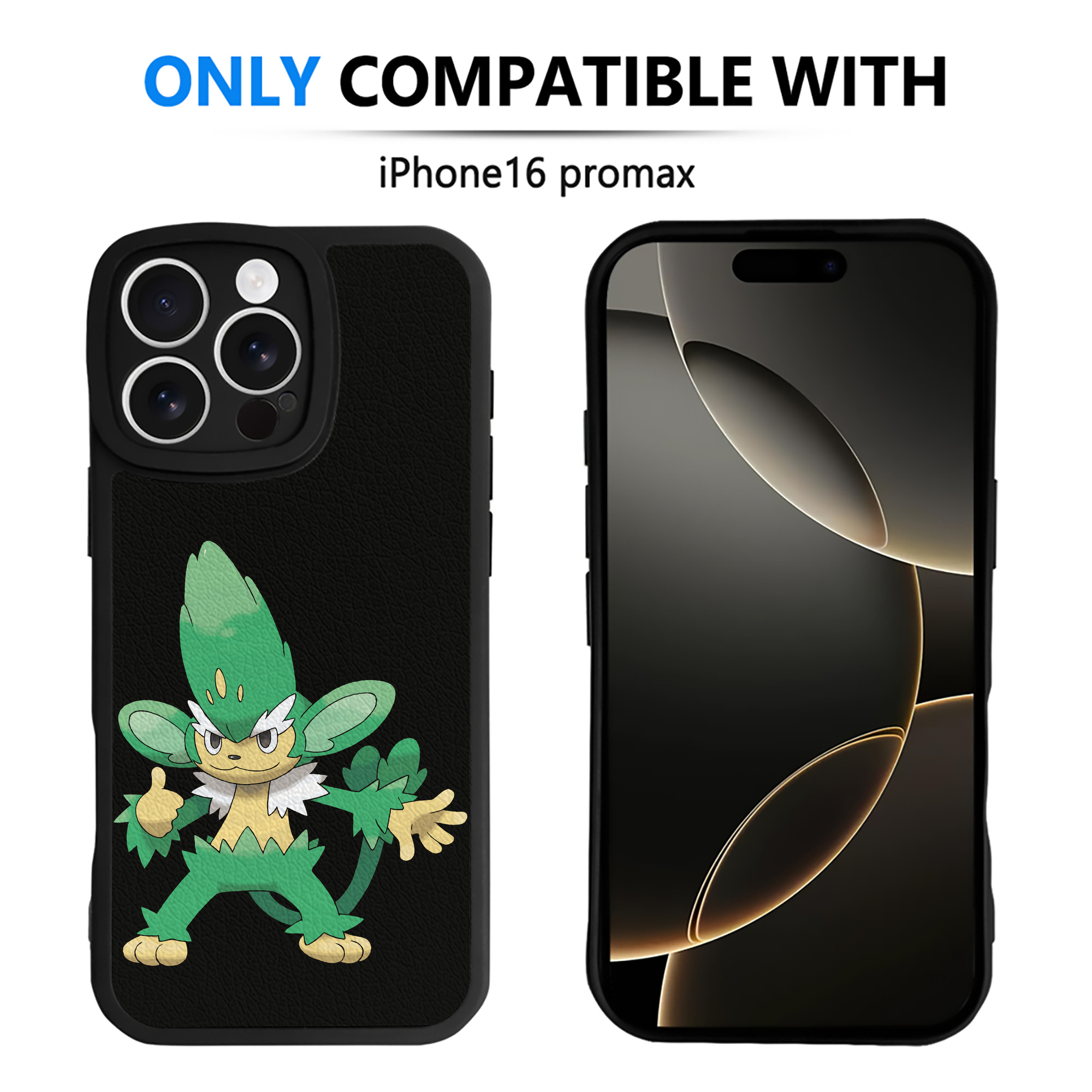 （画像用） ポケットモンスター Pokémon 【iPhone 16シリーズ対応】シリコンスマホケース（レザー調） 材質：シリコン